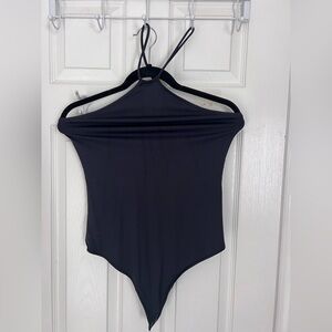 Abercrombie & Fitch Black Halter Bodysuit, Size L
